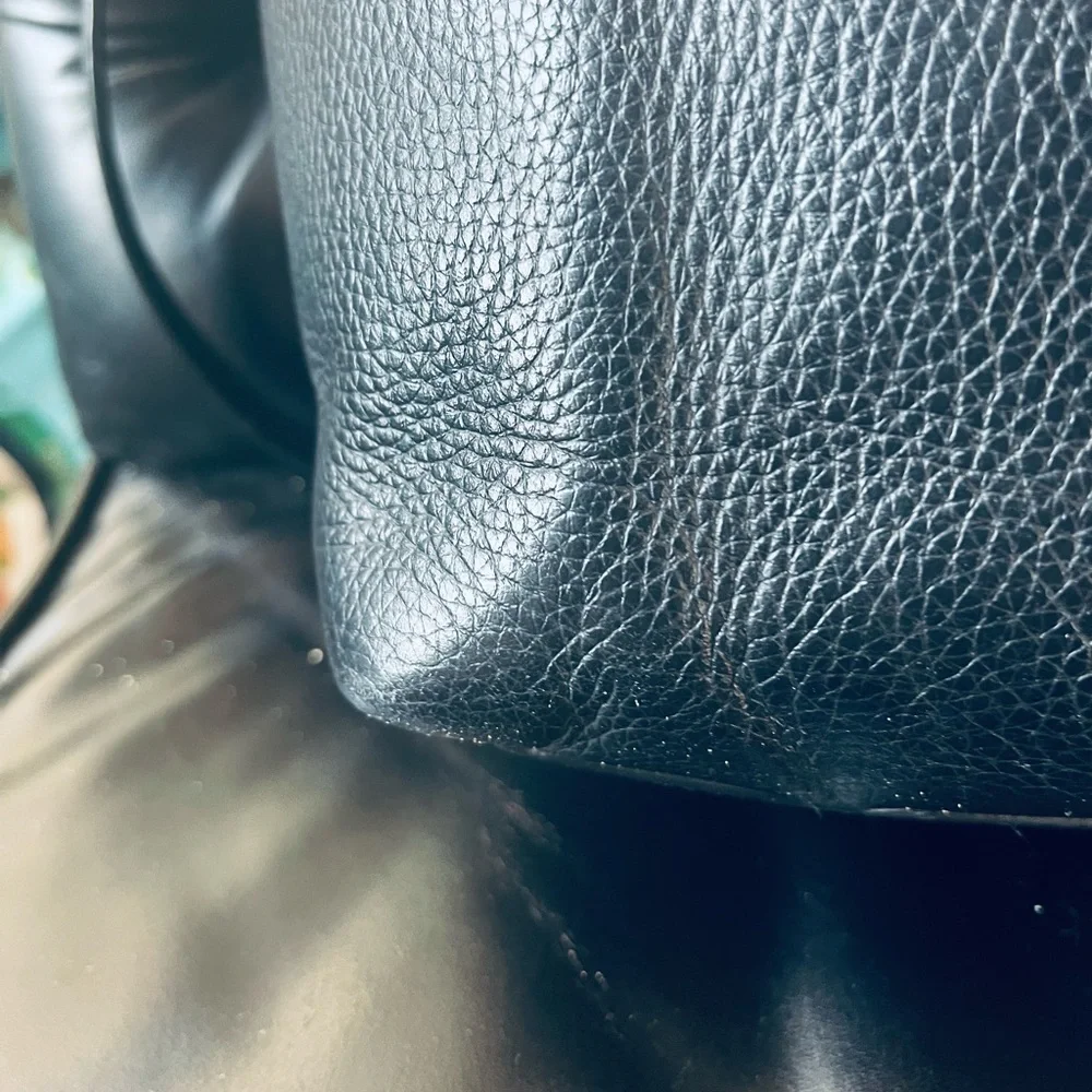 kate spade Black Pebbled Leather Hobo with Gold Hardware